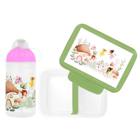 SET Rozprávkové víly + zdravá fľaša + krytka