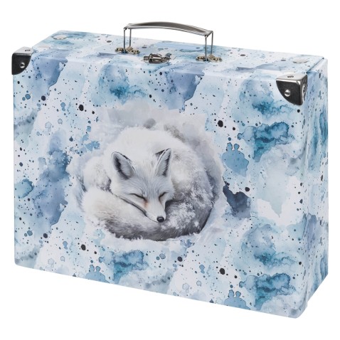 Skladací školský kufrík s kovaním BAAGL Polar