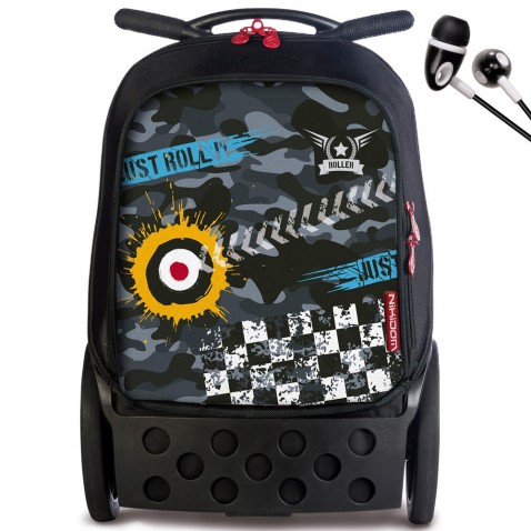 Školská taška Nikidom Roller XL Camo na kolieskach