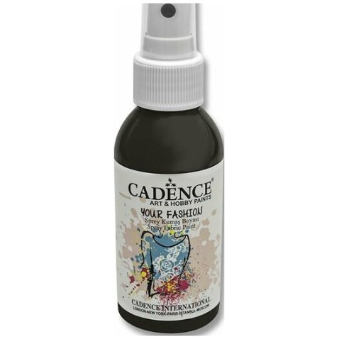 Farby na textil Cadence Your Fashion hnědá 100ml sprej
