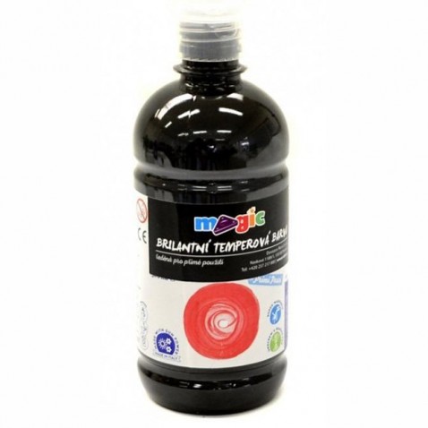 Temperová farba PRIMO čierna 500 ml