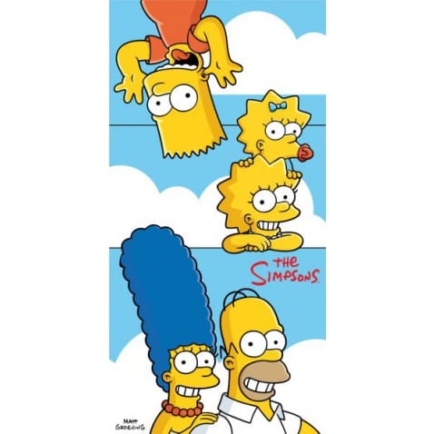 Osuška Simpsons Family Clouds