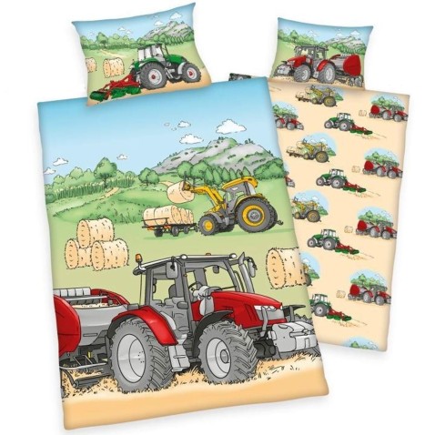 Obliečky do postieľky Traktor baby