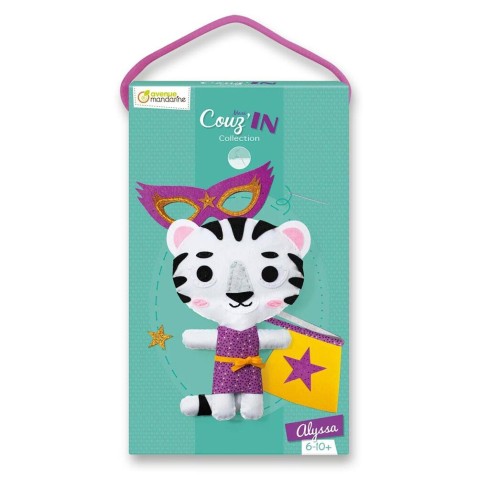 Kreatívna sada detského šitia Avenue Mandarine - tigrice Alyssa