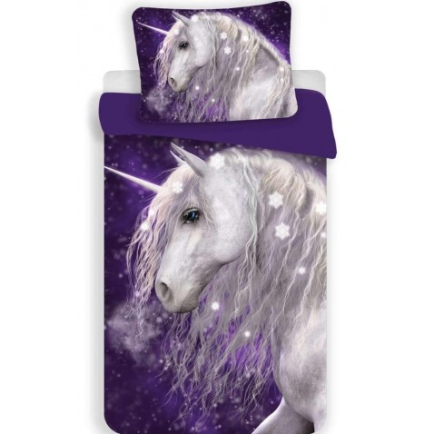 Obliečky Unicorn purple