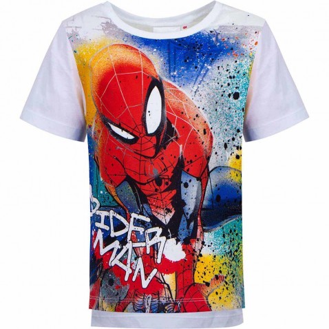 Tričko Spiderman KR biele