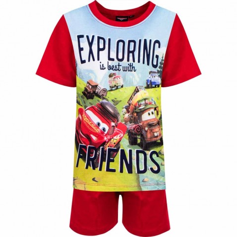 Detské pyžamo Cars red