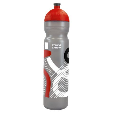 Zdravá fľaša 0,7 l – Sport element červená