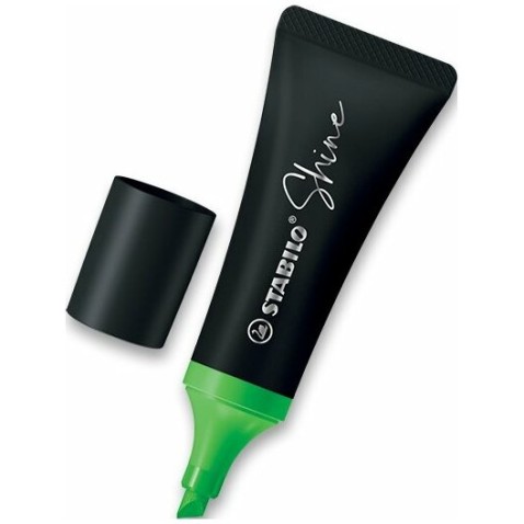 Zvýrazňovač Stabilo Shine zelený