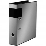 Zakladač A4 lamino páka 7cm Metallic strieborná