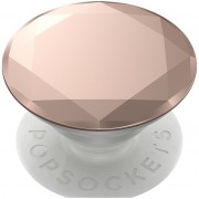 PopSockets PopGrip Gen.2, Metalic Diamond Rose zlata, 3D diamant ružové zlato, hliníkový
