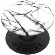PopSockets PopGrip Gen.2, Dove White Marble, bielo-čierny mramor