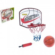 Basketbalový kôš drevo / kov / sieťka / loptu s pumpičkou