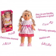 Teddies bábika Natálka chodiaca a slovensky spievajúca 42cm na batérie so zvukom