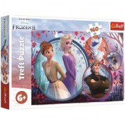 Puzzle Ľadové kráľovstvo II / Frozen II 160 dielov