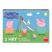 Poď sa hrať / Rebríky a šmýkačky 2 hry Peppa Pig