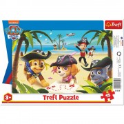 Puzzle doskové Priatelia z Tlapkovej patroly / Paw Patrol 15 dielov