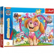 Puzzle Paw Patrol / Tlapková patrola trblietavé 100 dielikov