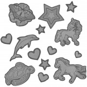 Reflexné samolepky Step by Step strieborné