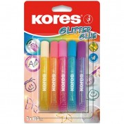 Lepidlo Kores Glitter Glue 10,5ml 5 pastelových farieb