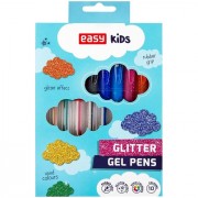 Gelové pero Easy Kids Glitter sada 10 farieb