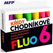 Kriedy chodníkové barevné MFP Fluo 6ks