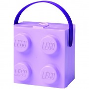 LEGO Desiatový box s rukoväťou - fialový