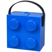 LEGO Desiatový box s rukoväťou - modrý