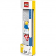 LEGO Gelové pero s minifigúrkou, modré - 1 ks