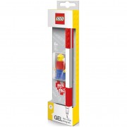 LEGO Gelové pero s minifigúrkou, červené - 1 ks
