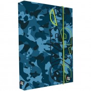 Box na zošity A4 Jumbo Camo blue