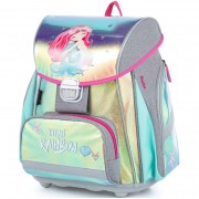 Školská taška Oxybag PREMIUM Ocean rainbow a box A4 číry zdarma