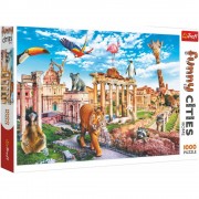 Puzzle Zábavné mestá - Divoký Rím 1000 dielikov
