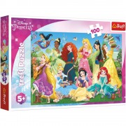 Puzzle Pôvabné princezny Disney 100 dielikov