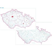 Tabuľka - Česká republika pracovná mapa