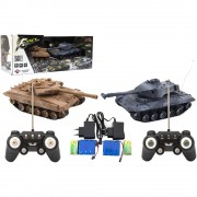 Tank RC 2ks 25cm tanková bitka + dobíjacia pack