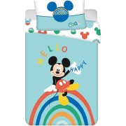 Obliečky do postieľky Mickey Rainbow baby