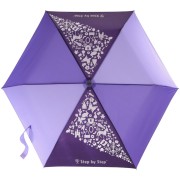 Detský skladací dáždnik s magickým efektom fialový