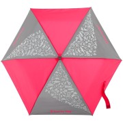 Detský skladací dáždnik s magickým efektom neónová ružová