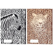 Dosky Herlitz s gumou A4 Animal Print 3 klopy