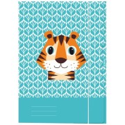 Dosky na výkresy Herlitz s gumou A3 Tiger Cute animals