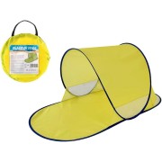 Stan plážový s UV filtrom samorozkladací polyester/kov ovál žltý