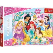 Trefl Puzzle Šťastný svet princezien/Disney Princess 200 dielikov