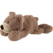 Medveď ležiaci plyš 28cm svetlo hnedý 0+