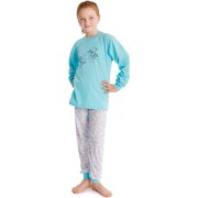 Dievčenské pyžamo Bettymode BE HAPPY dlhý rukáv
