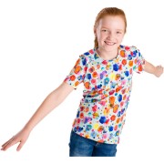 Dievčenské tričko Bettymode KVETY krátky rukáv