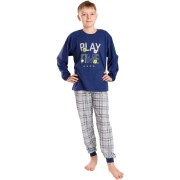Chlapčenské pyžamo Bettymode PLAY TIME dlhý rukáv