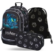 BAAGL školský set Core Harry Potter Bradavice: batoh, peračník, vrecko