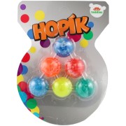 Hopík/loptička 3cm 6ks mramorované