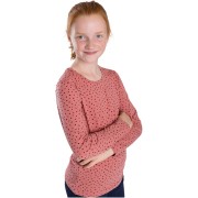 Dievčenské tričko Bettymode KVAPKY NA ŠKORICOVÉ dlhý rukáv